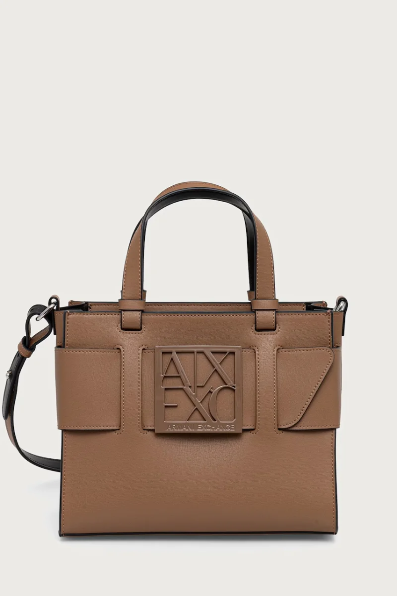 Armani Exchange geantă pentru femei cu imitație de piele