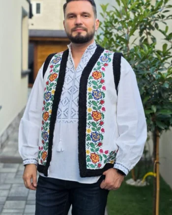 Vesta brodata traditional Dorin 3