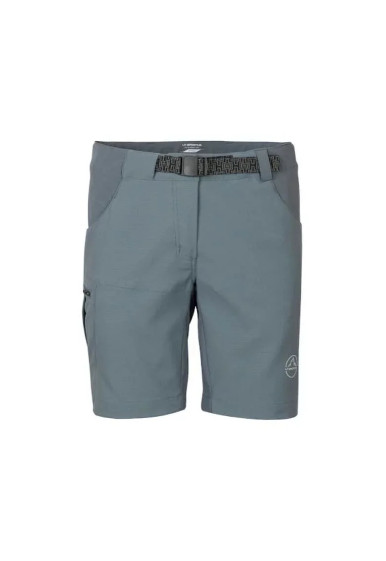 Pantaloni scurti alpinism dama  Lischana, 3 buzunare, poliamida/elastan, gri