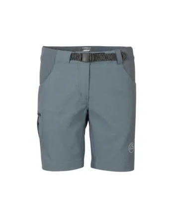 Pantaloni scurti alpinism dama  Lischana, 3 buzunare, poliamida/elastan, gri
