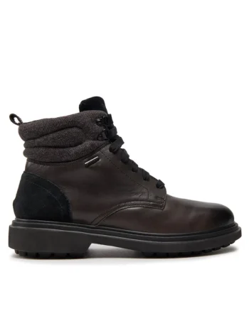 Ghete si bocanci sport barbati  302566136, Piele intoarsa, Negru