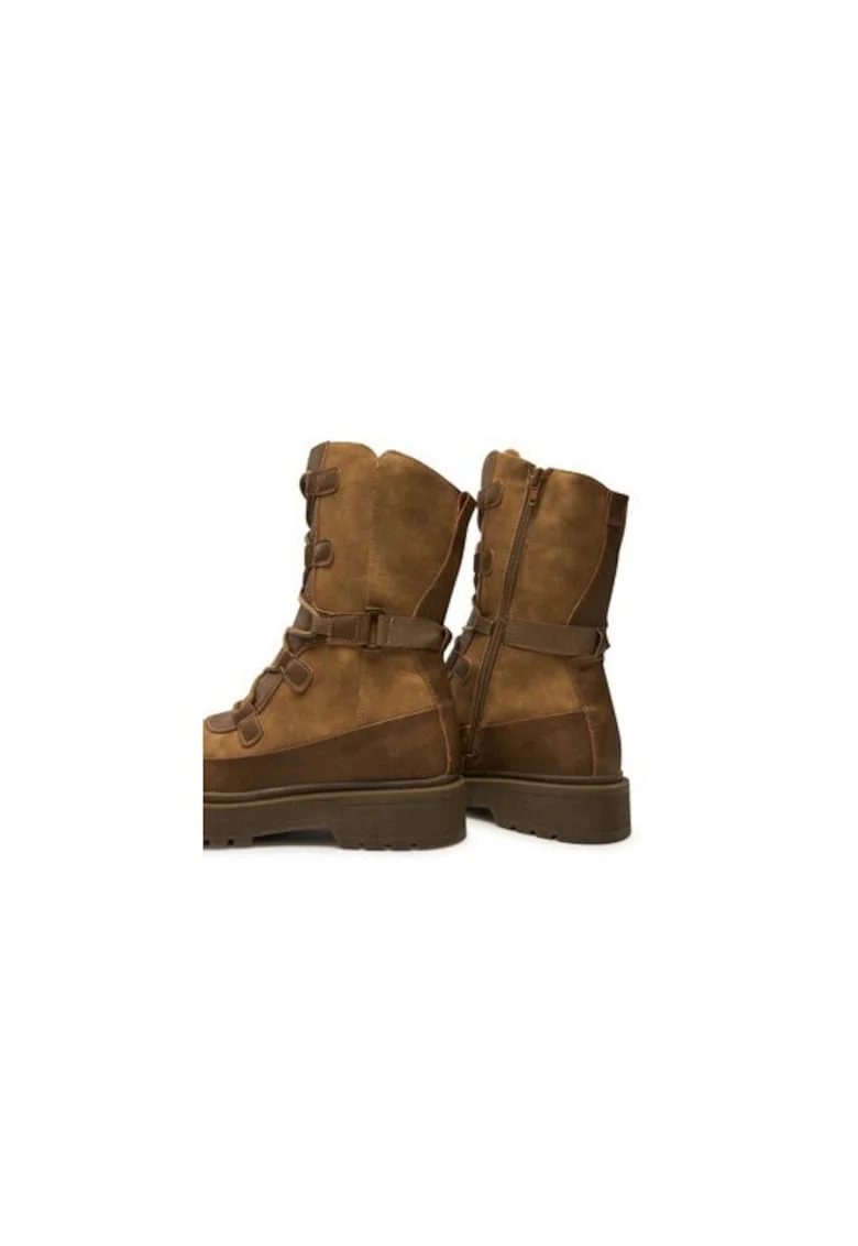 Cizme dama  304343117, Piele naturala, Maro, Maro