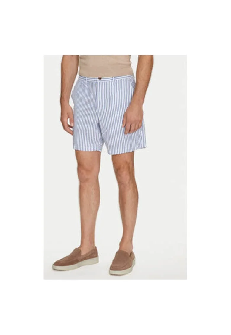 Pantaloni scurti barbati,  304508905, Bumbac, Albastru