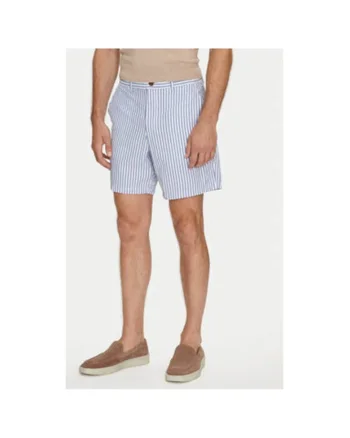 Pantaloni scurti barbati,  304508905, Bumbac, Albastru
