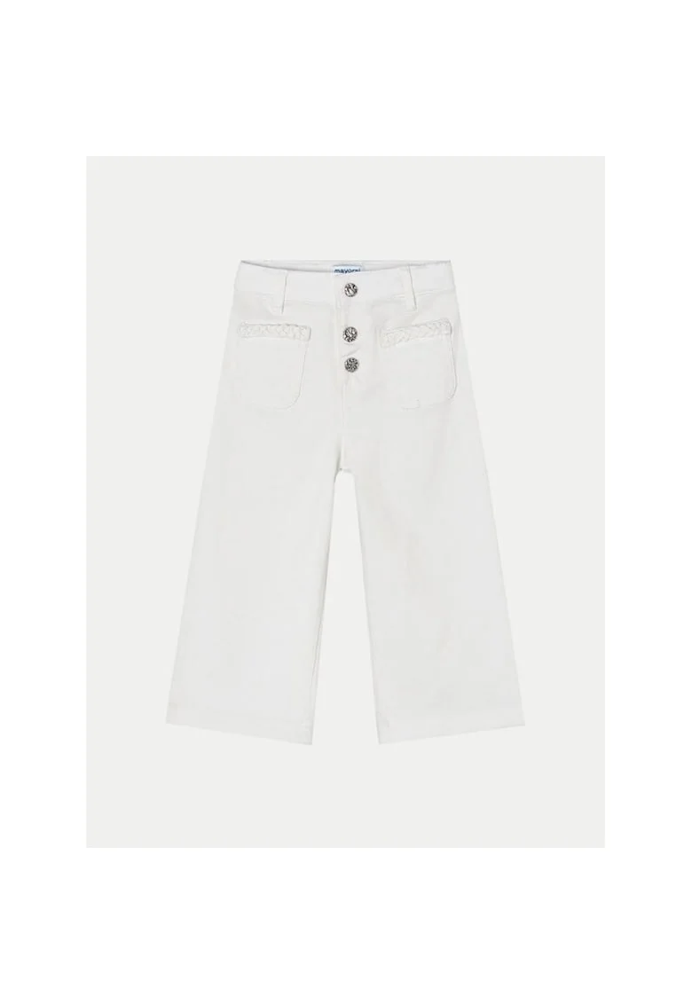 Blugi copii,  13256, Ecru, Bumbac