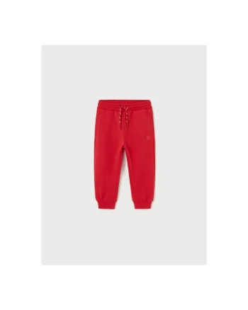 Pantaloni lungi,  302022328, Bumbac, Poliester, Elastan, Rosu