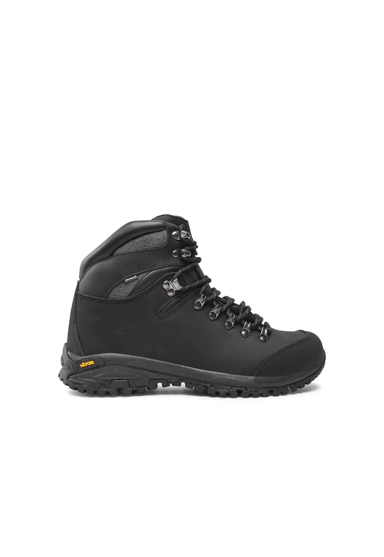 Ghete trekking barbati,  40997, Piele ecologica, Negru