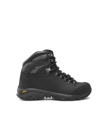 Ghete trekking barbati,  40997, Piele ecologica, Negru