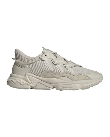Pantofi sport din plasa cu garnituri din piele ecologica Ozweego, Maro taupe deschis