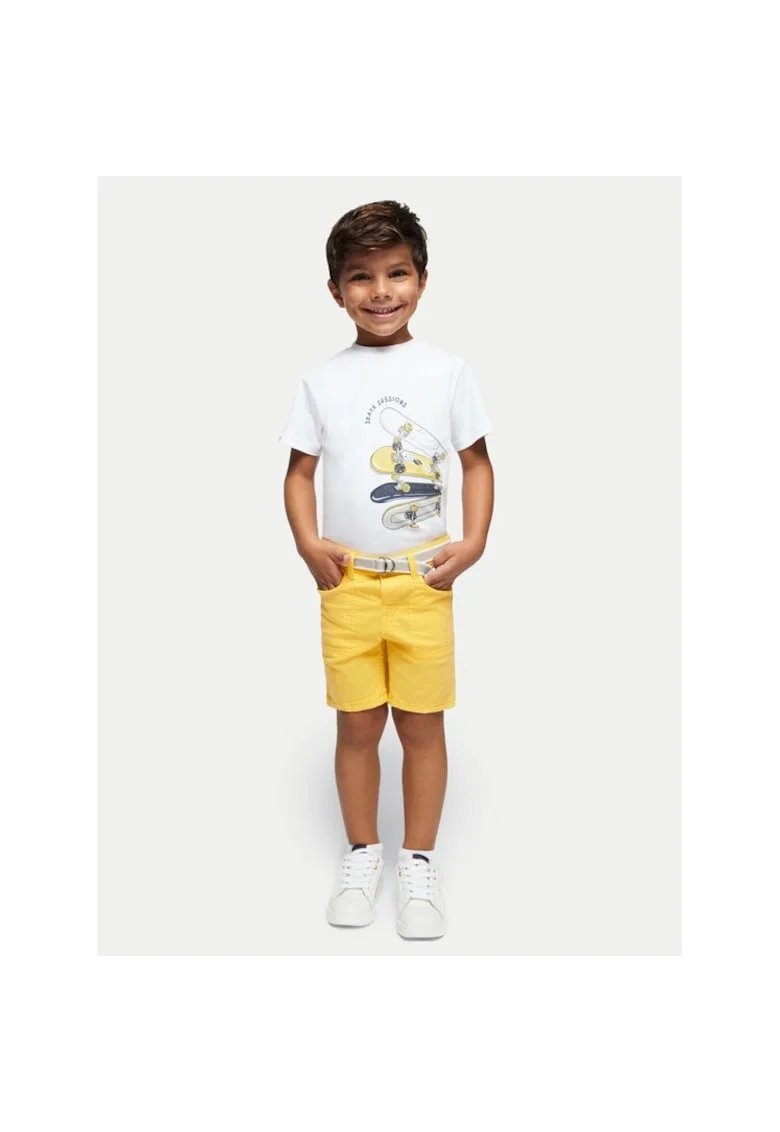 Pantaloni copii,  140631, Galben, Bumbac