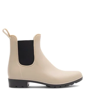 Botine dama,  590558807636040, Piele ecologica, Bej
