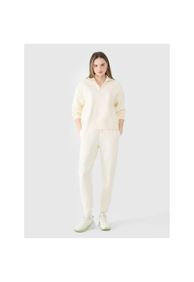 Pantaloni sport dama  alb