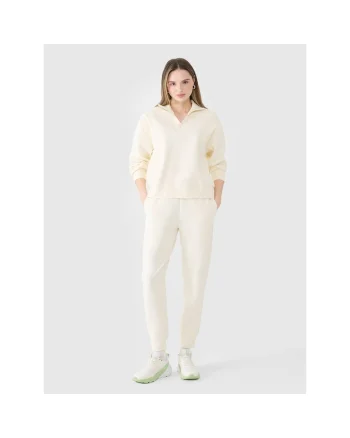 Pantaloni sport dama  alb