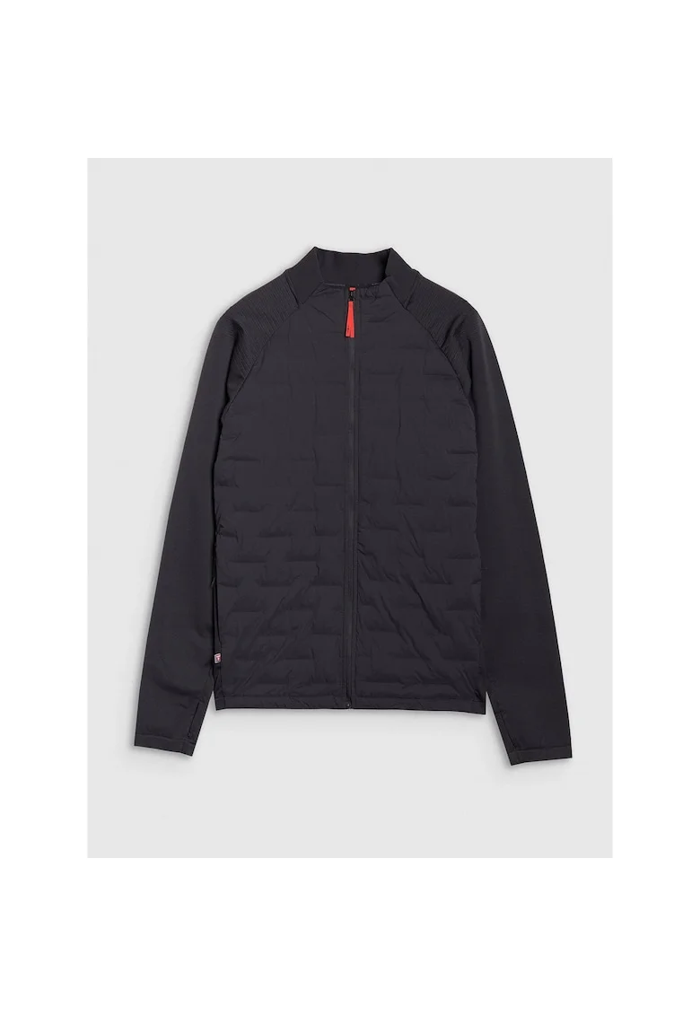 Jacheta trekking poliester,  Primaloft ThermoPlume, poliester, neagra, primavara-vara