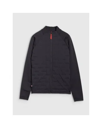 Jacheta trekking poliester,  Primaloft ThermoPlume, poliester, neagra, primavara-vara