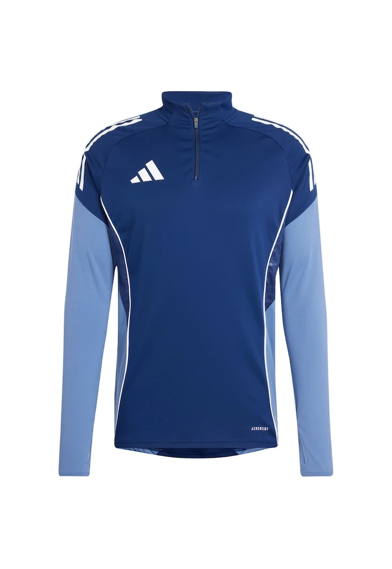 Hanorac sport barbatesc, Tiro 25, bleumarin, poliester reciclat
