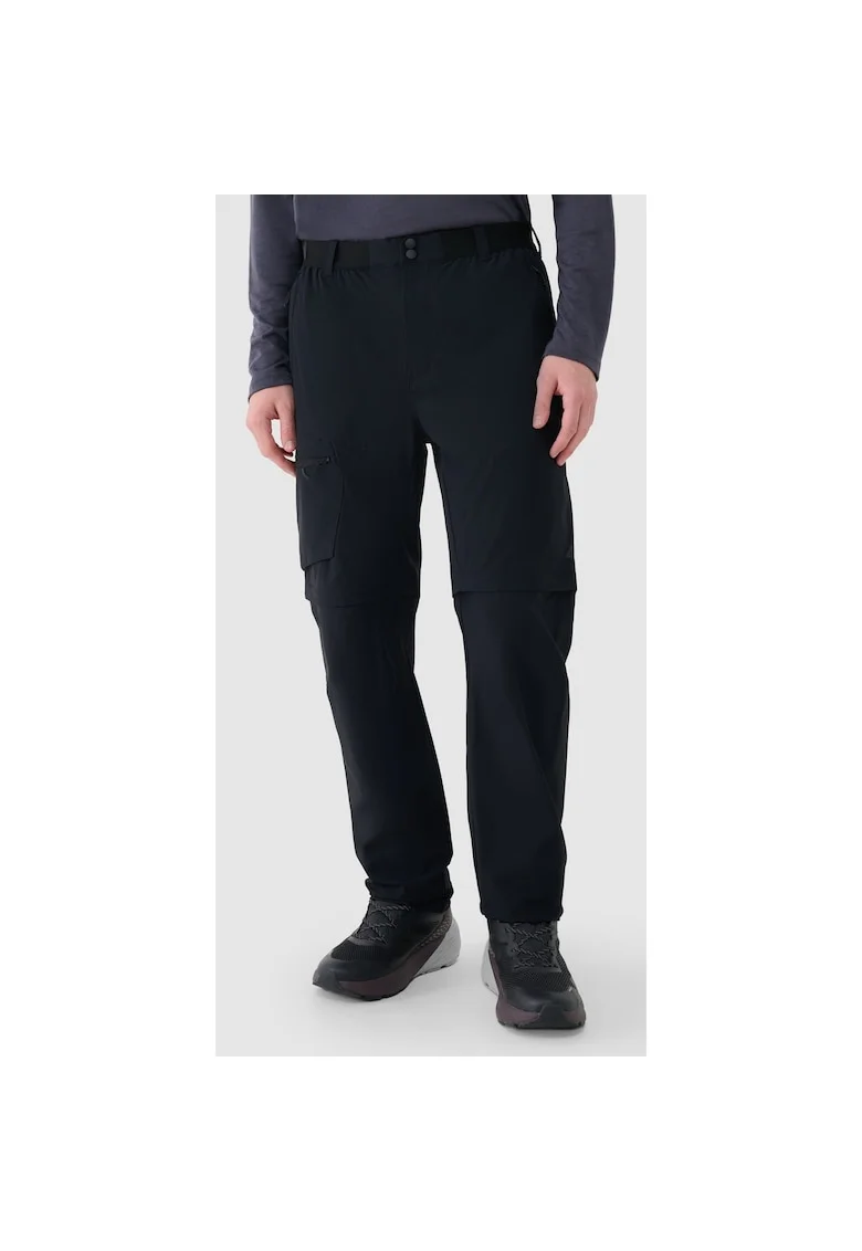 Pantaloni sport barbati  2in1, pentru trekking, negru