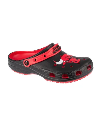 Saboti pentru barbati,  Classic NBA Chicago Bulls Clog 209441, Negru