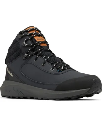 Ghete Trailstorm Peak Mid pentru barbati,  Piele naturala, Negru