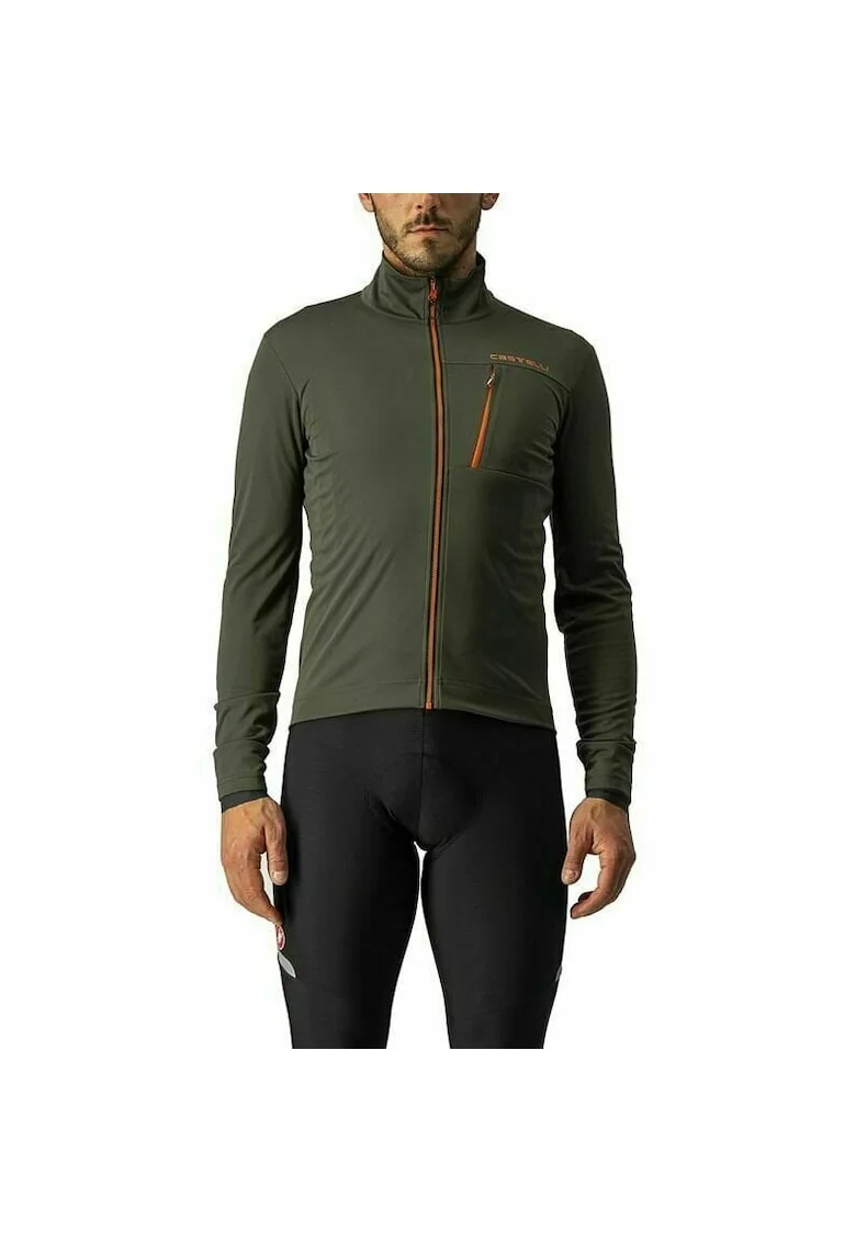 Jacheta sport barbati,  Sintetic, Verde