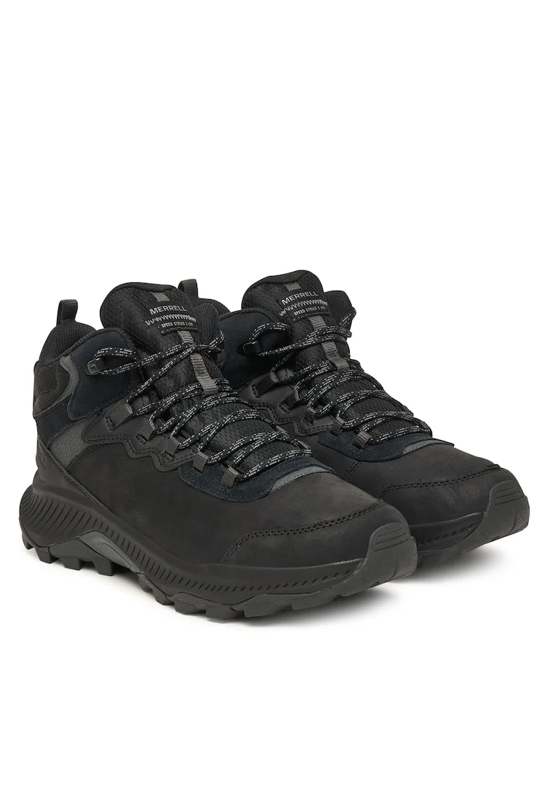 Ghete sport barbati  Speed Strike 2, piele naturala, negru