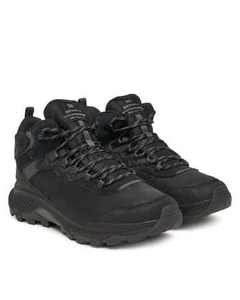 Ghete sport barbati  Speed Strike 2, piele naturala, negru