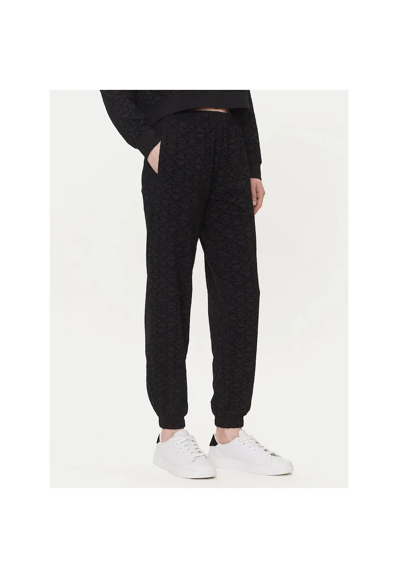 Pantaloni sport pentru dama,  negru, trening