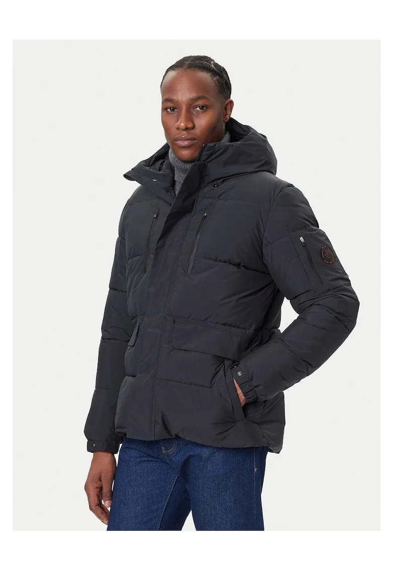 Geaca de iarna barbati  culoarea negru