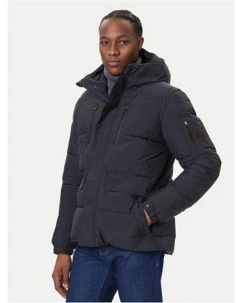 Geaca de iarna barbati  culoarea negru