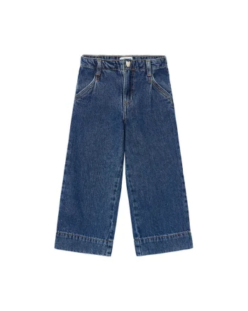 Pantaloni copii  jeans, bleumarin, 128 CM