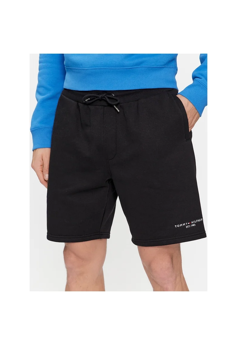 Pantaloni sport barbati  negru, tip scurti