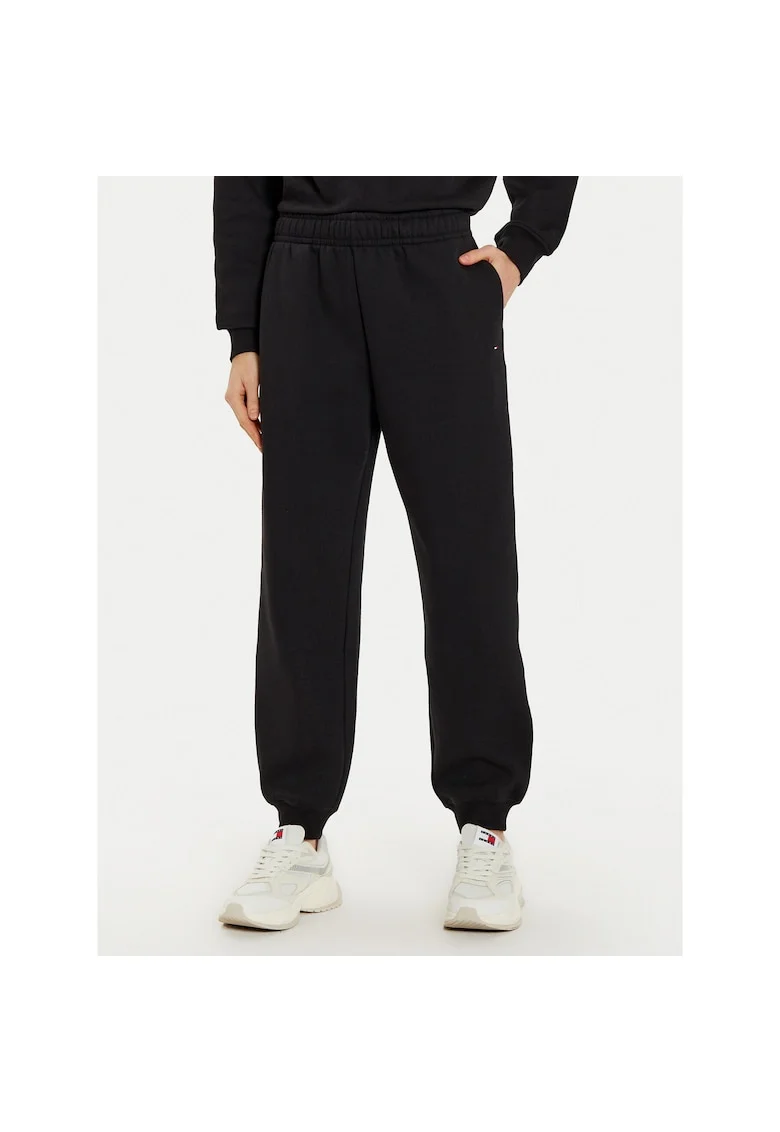 Pantaloni sport dama  negru, material confortabil