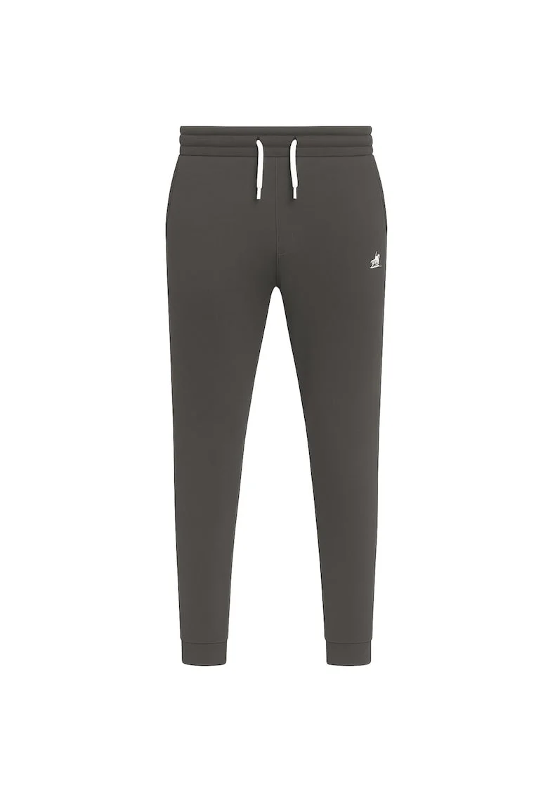 Pantaloni sport barbati U.S. GRAND POLO, gri, bumbac, croiala lejera, mansete confortabile