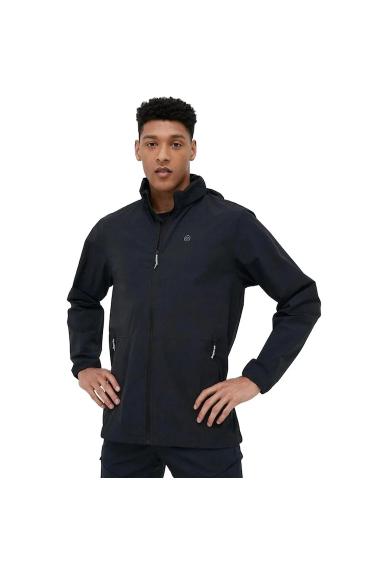 Jacheta sport barbati,  poliamida/elastan, negru