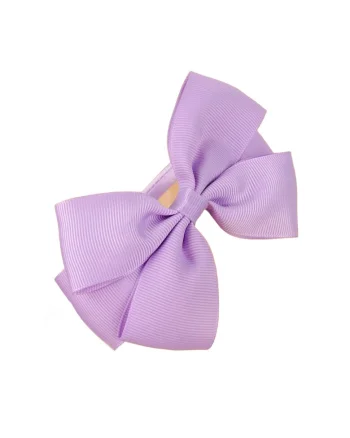 Bentita eleganta pentru fetite cu funda lavanda - Accesoriu premium pentru ocazii speciale