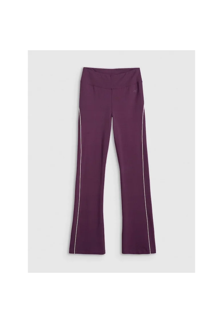 Colanti sport  dama, burgundii, mulati, craci evazati, talie inalta, bumbac