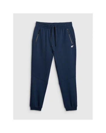 Pantaloni de sport barbati,  poliester, bleumarin