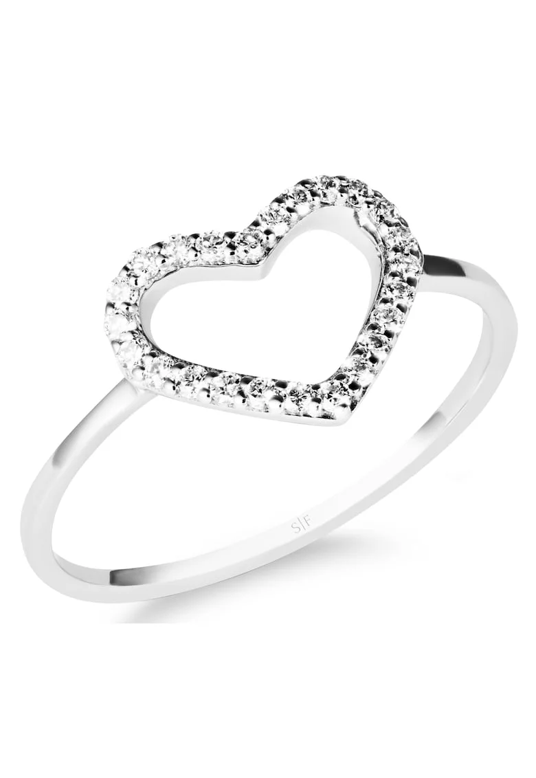 Inel Vantaa Aur Alb,  14K, Diamante de 0.14 Carate