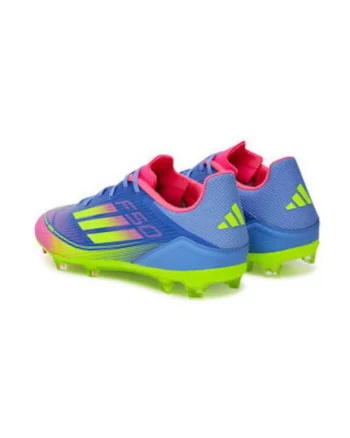 Pantofi de fotbal cu aspect colorblock, Albastru