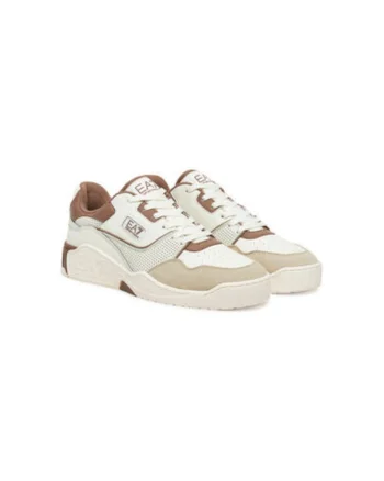 Pantofi sport barbati, X8X187 XK402,  Emporio Armani, Piele naturala, Alb
