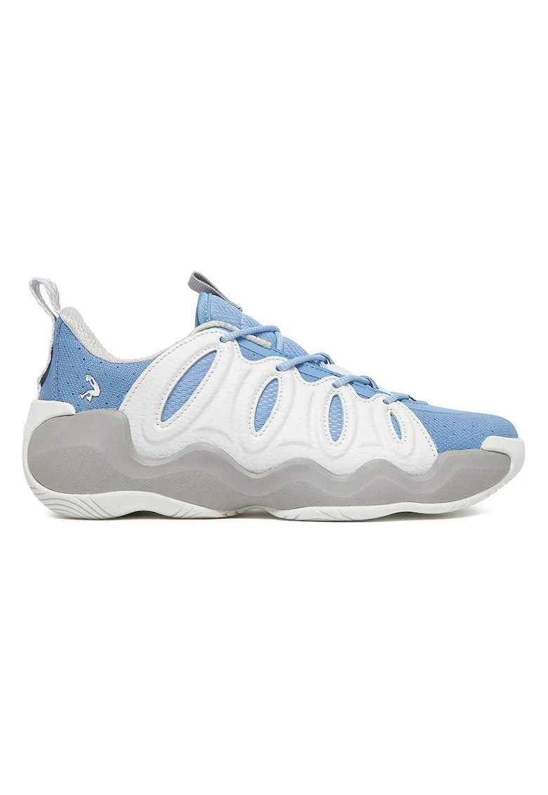 Pantofi sport dama,  alb/albastru, textil/plasa,