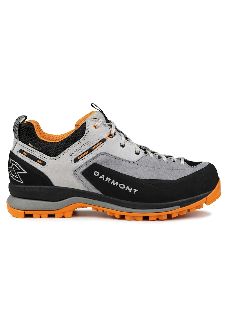 Ghete sport barbati Dragontail,  Piele naturala, Negru/Gri