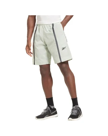 Pantaloni scurti sport barbati  impermeabili, alb, nylon