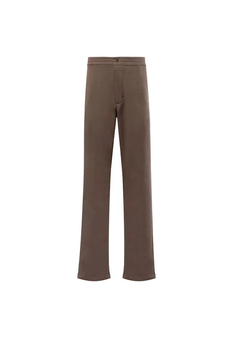 Pantaloni sport barbati  colectia Classic, bumbac, croiala lejera, maro