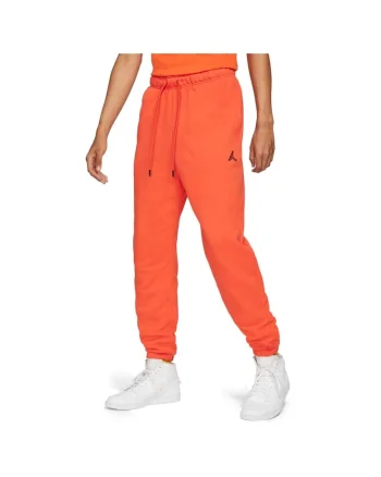 Pantaloni sport barbati  DA9820, talie elastica, bumbac/poliester, portocaliu
