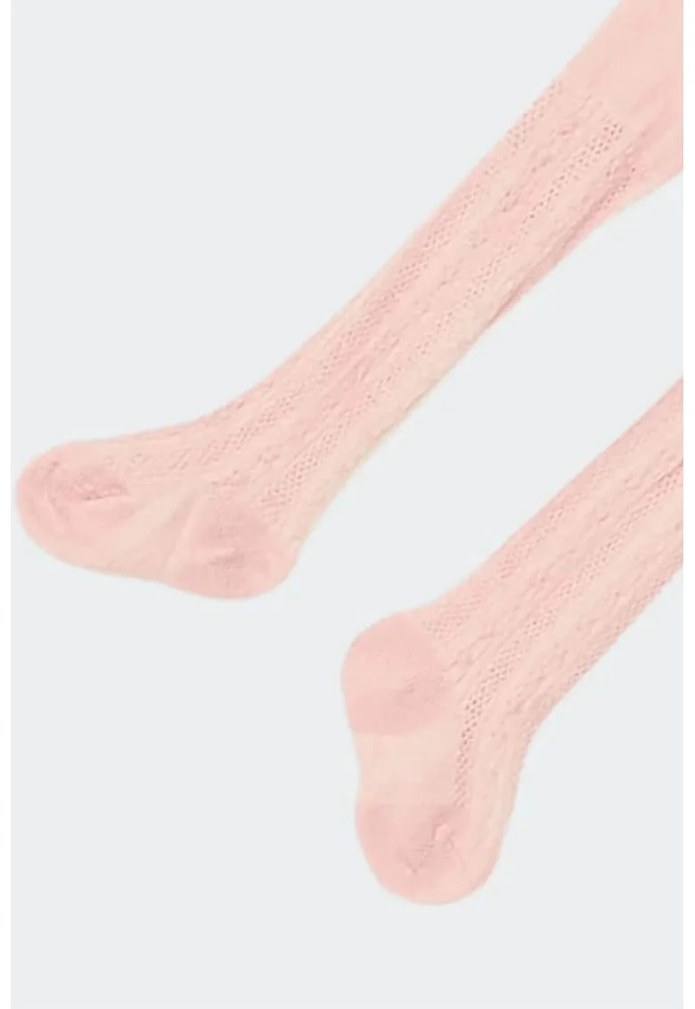 Dres din amestec de bumbac, Roz pastel