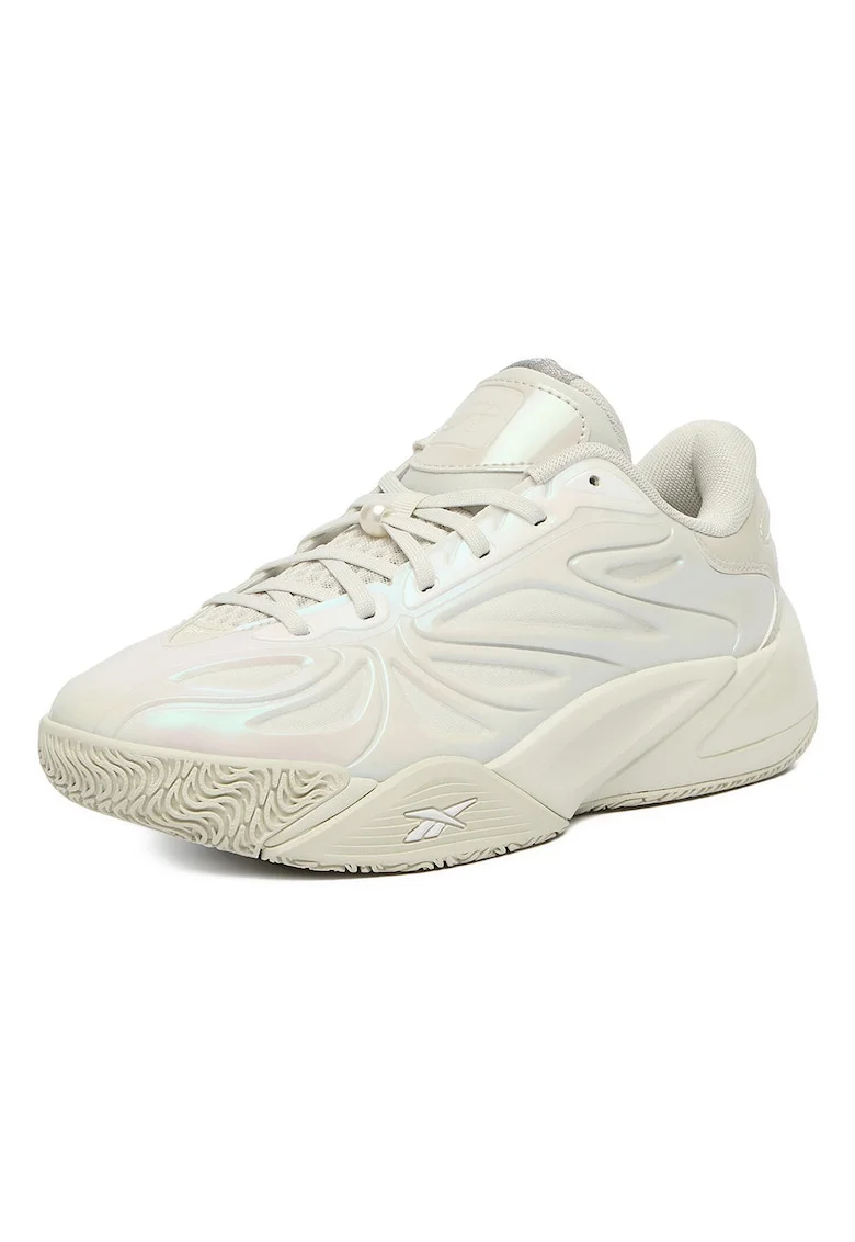 Pantofi sport dama,  baschet, confort, alb, textil