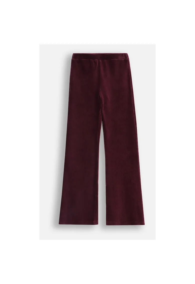 Pantaloni eleganti  ZC5122102AGJ-018, catifea, maro