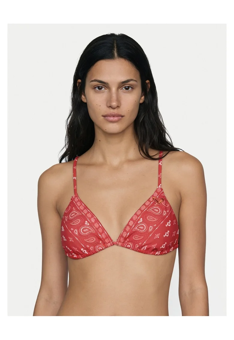 Top de bikini  roșu, Rosu