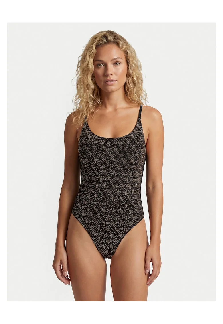 Costum de baie  negru, Negru